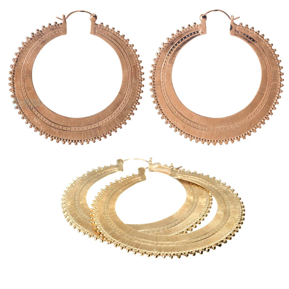 Afghan Hoop Earrings