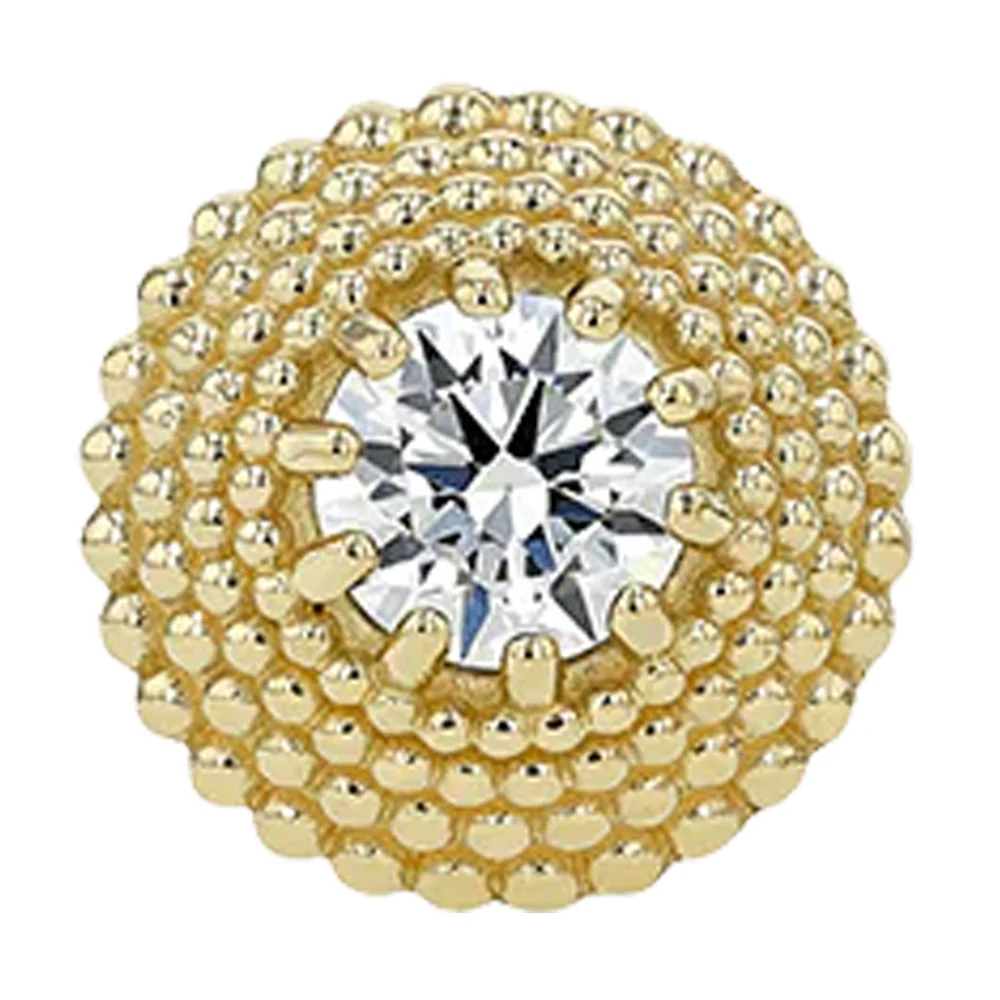 1.5mm "Hera" Brilliant-Cut Gem Circle Threaded End in Gold - Image 3