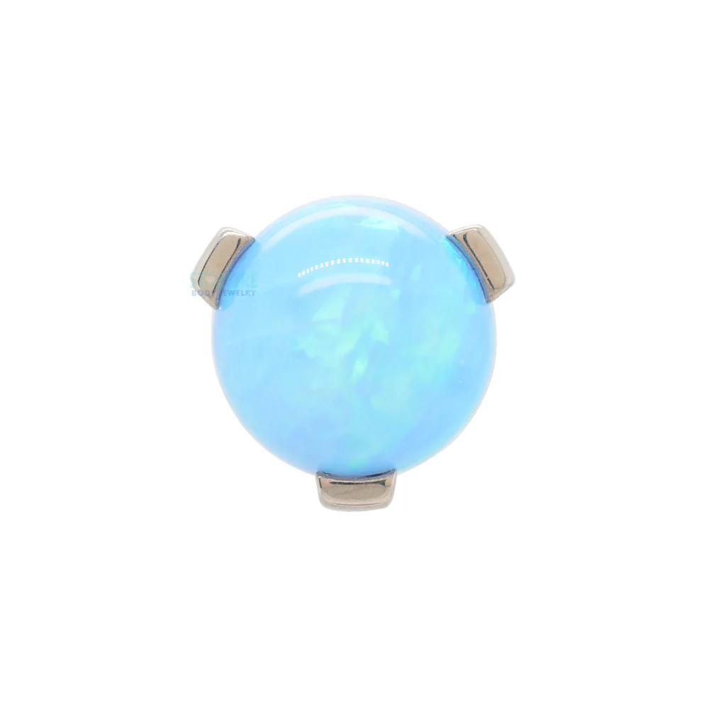 3mm Opal Orb Claw-Set Threaded End - Image 4