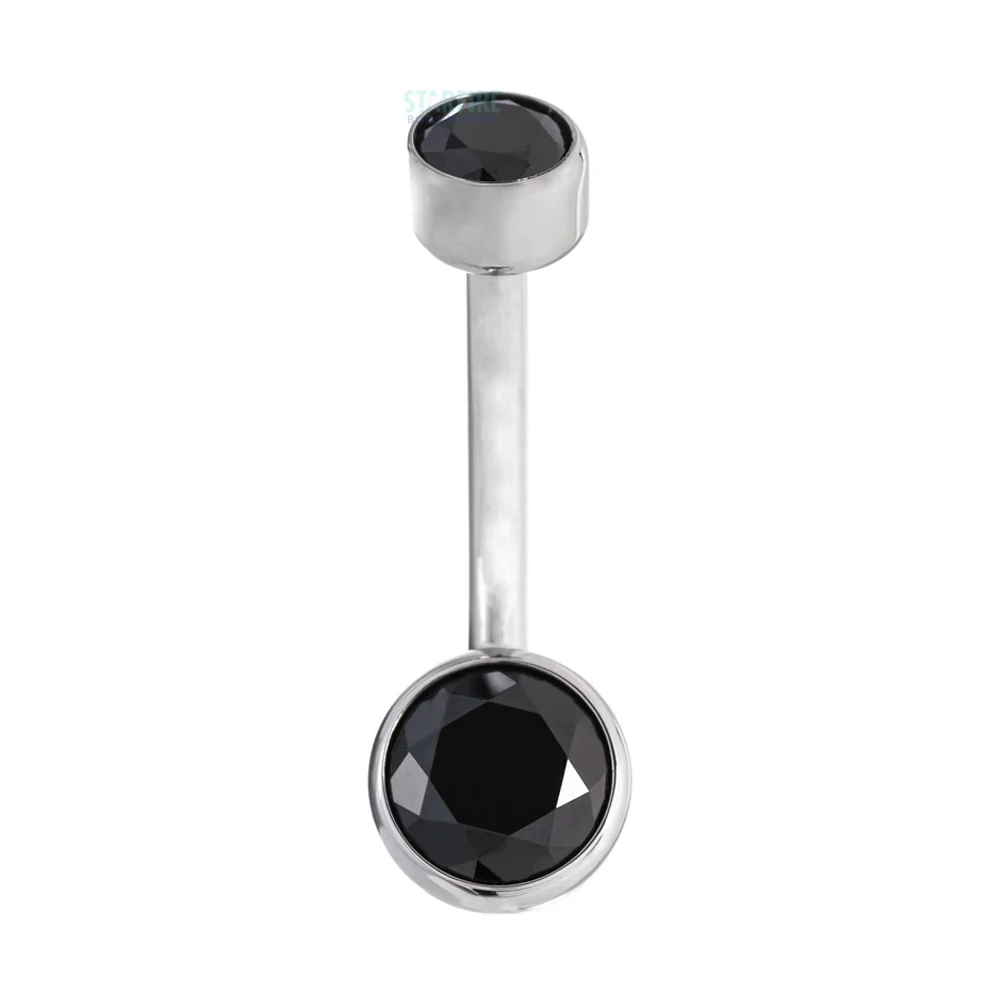 Bezel-set Brilliant-Cut Navel Curve - Image 15