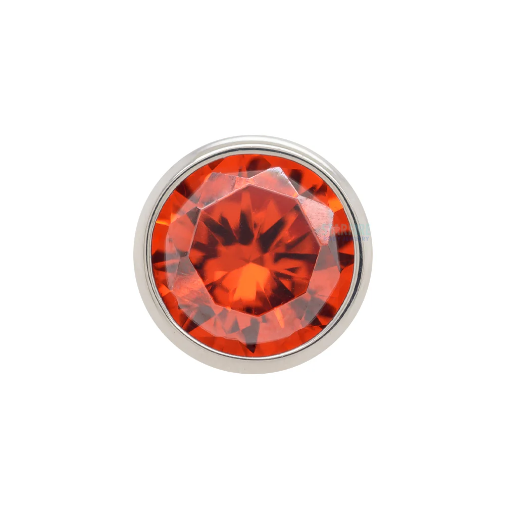 Bezel-Set Brilliant-Cut Gem on Flatback - Image 14