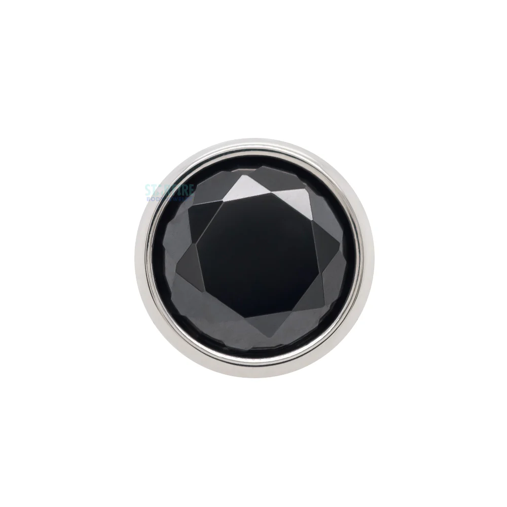 Bezel-Set Brilliant-Cut Gem on Flatback - Image 9