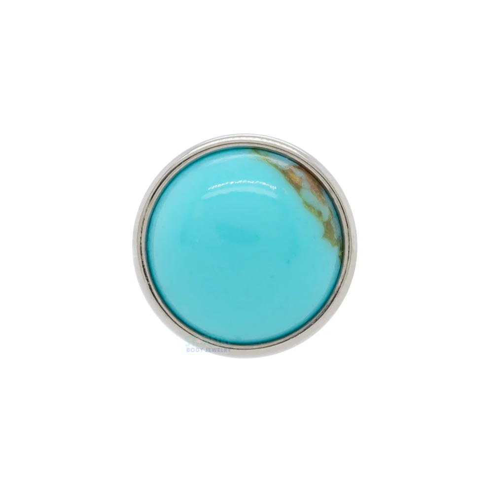 Bezel-Set Natural Stone Cabochon on Flatback - Image 8