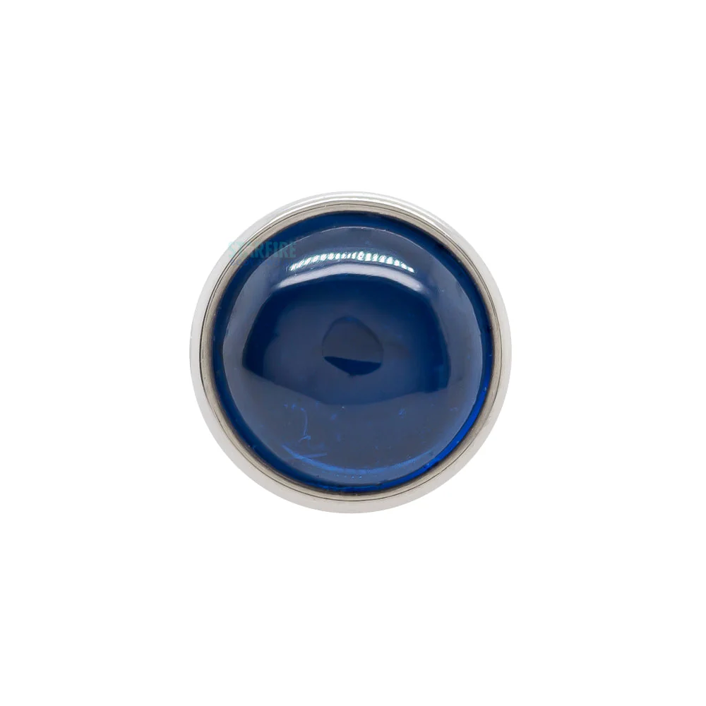 Bezel-Set Natural Stone Cabochon Threaded End - Image 7