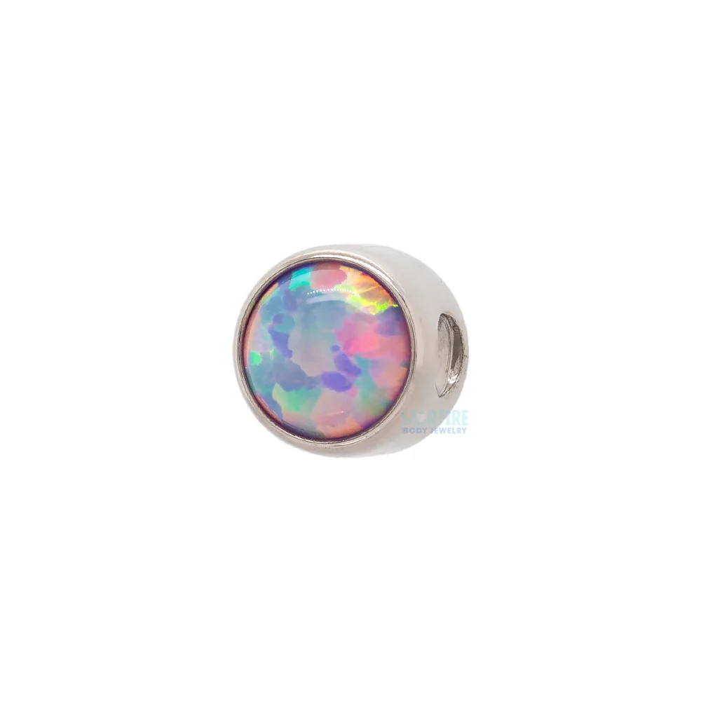Bezel-set Opal Captive Bead - Image 2