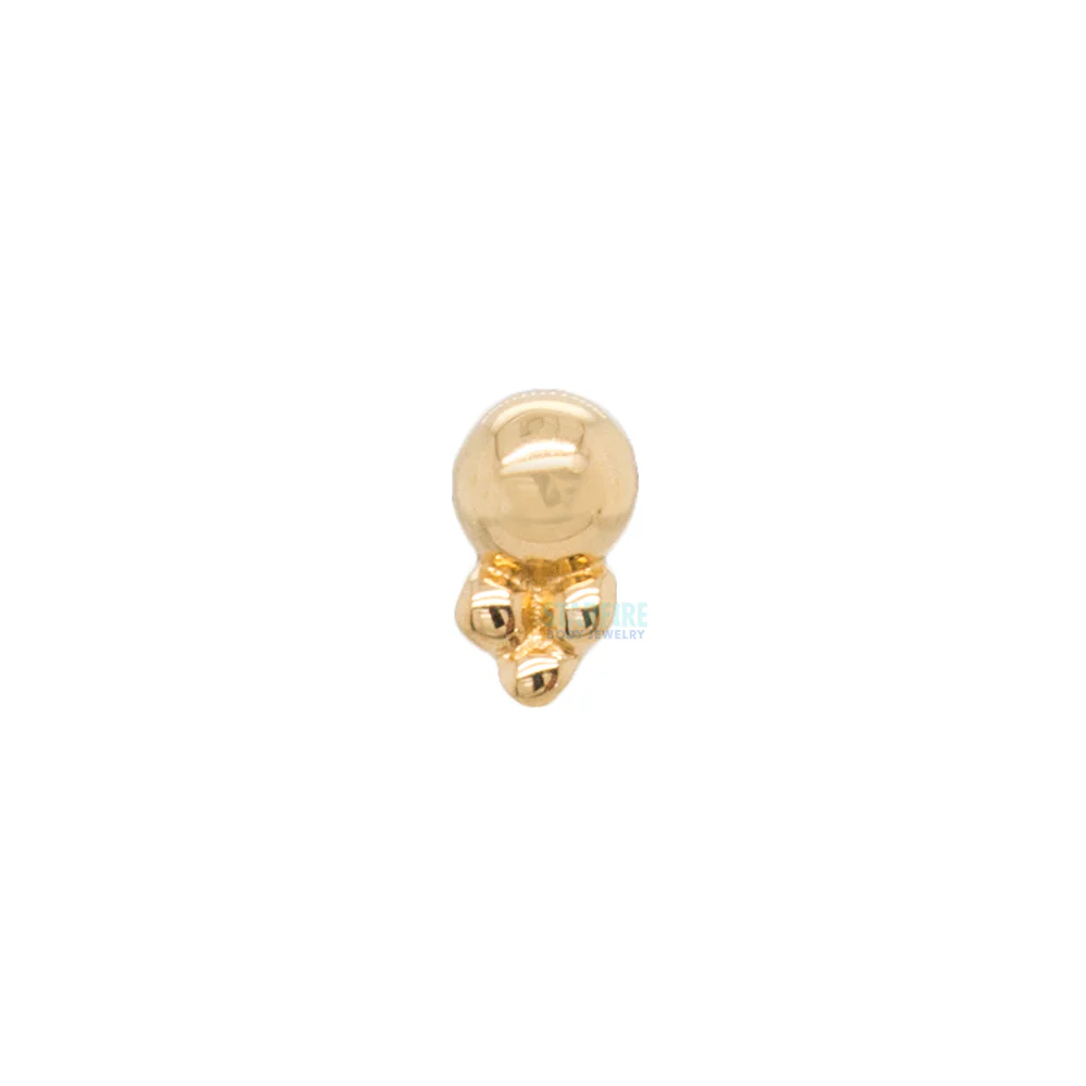 "Destin 1" Threaded End in Gold - Image 2