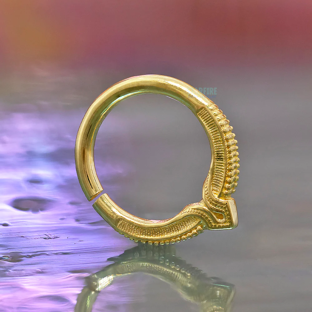 "Harper" Seam Ring in Gold - Image 2