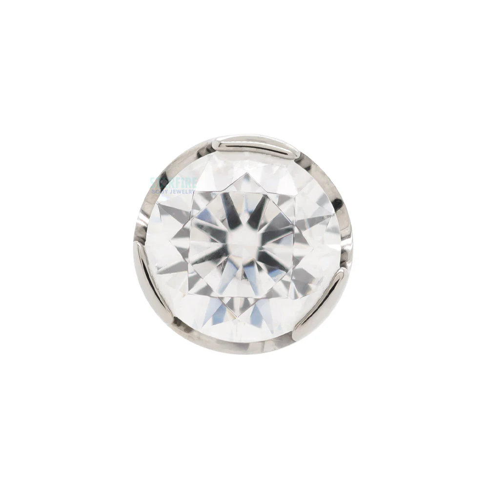 Prong-Set Brilliant-Cut Gem on Flatback - Image 5