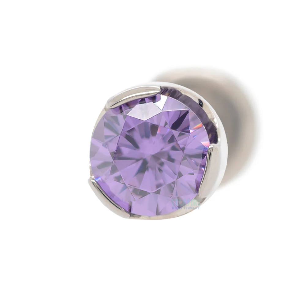 Prong-Set Brilliant-Cut Gem on Flatback - Image 7