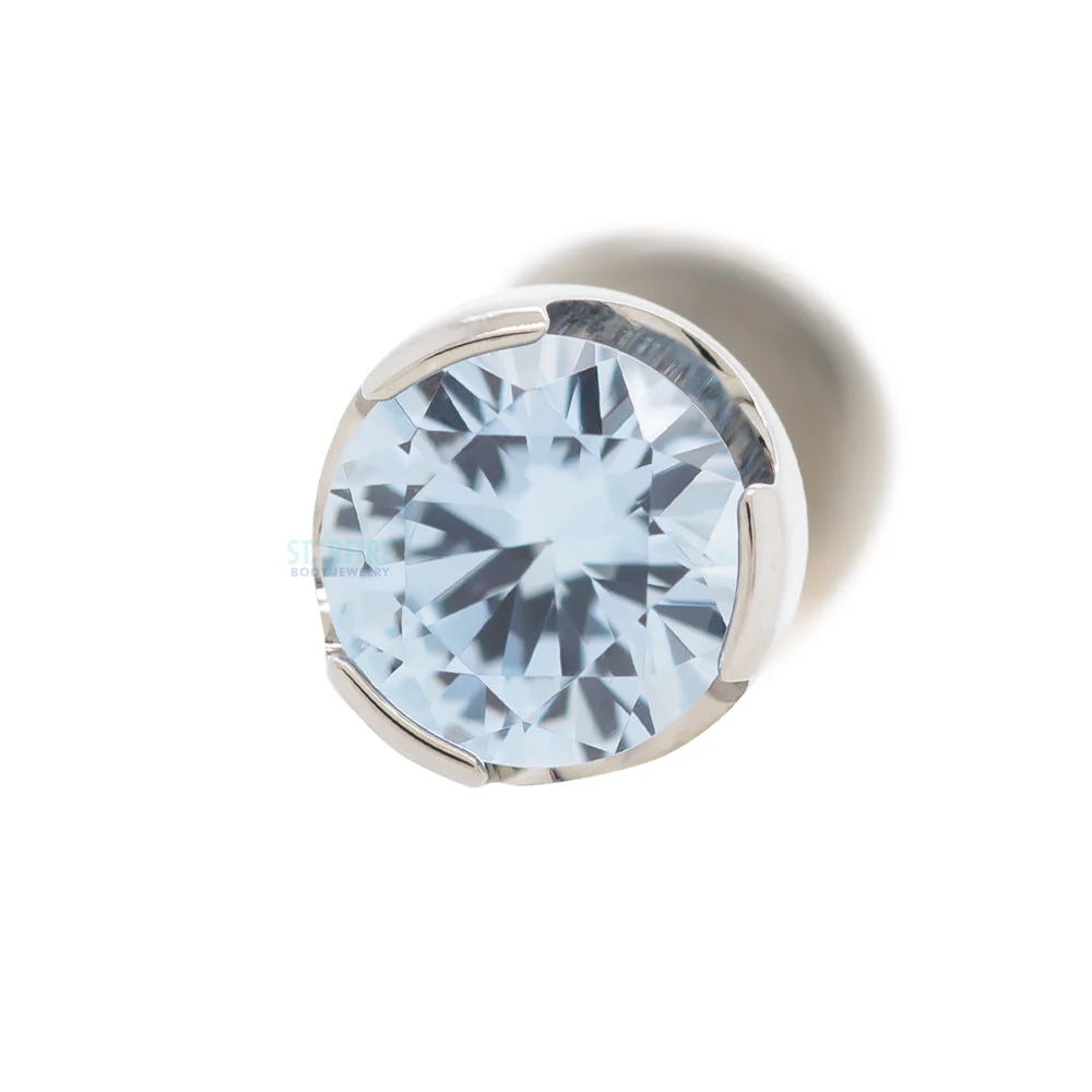Prong-Set Brilliant-Cut Gem on Flatback - Image 8