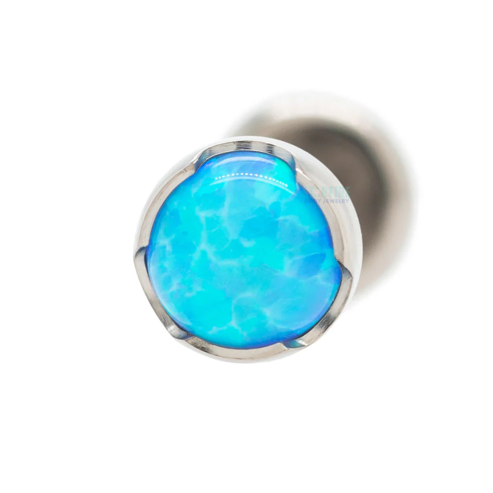 Prong-Set Opal Cabochon on Flatback - Image 6