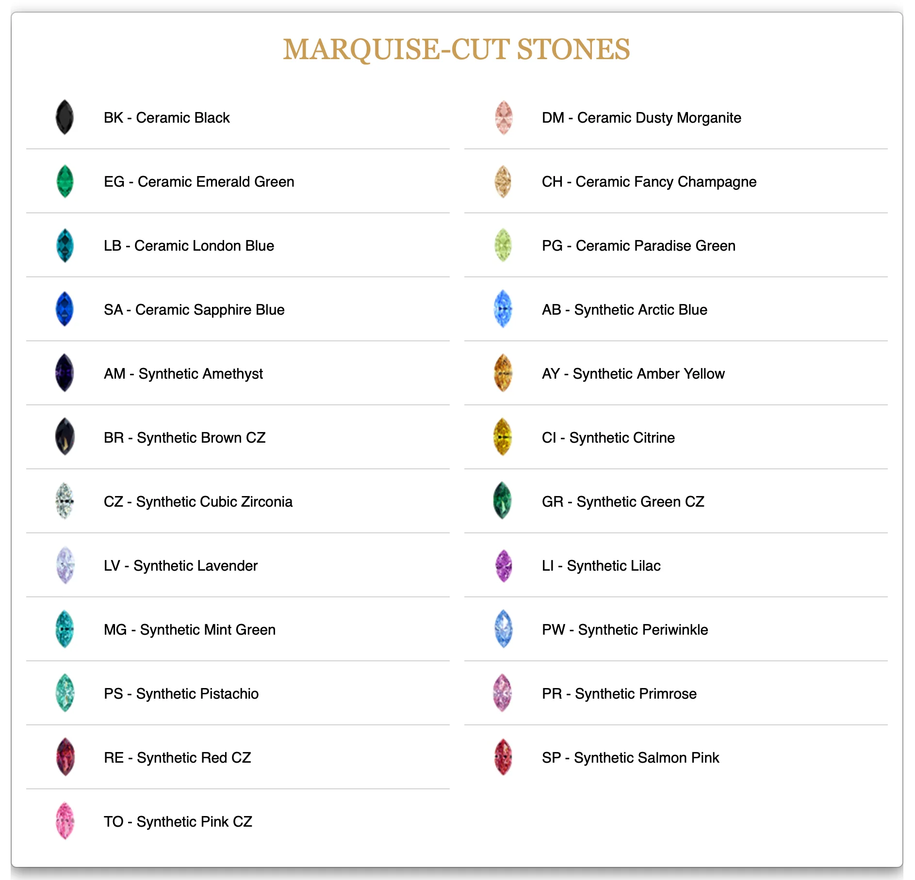 "Sedona" Hinge Ring in Gold with Marquise-Cut Brilliant Gems - custom color combos - Image 2