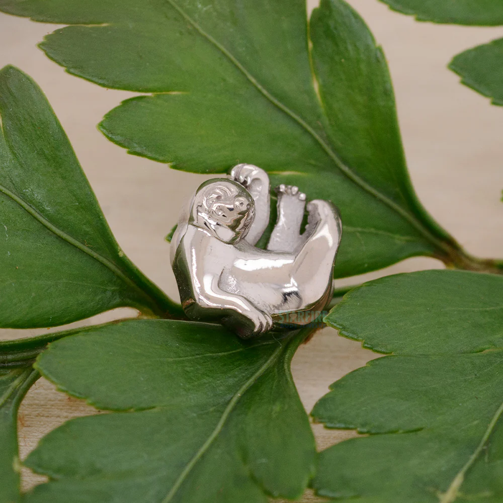 Sloth Threaded End in Gold - Image 2