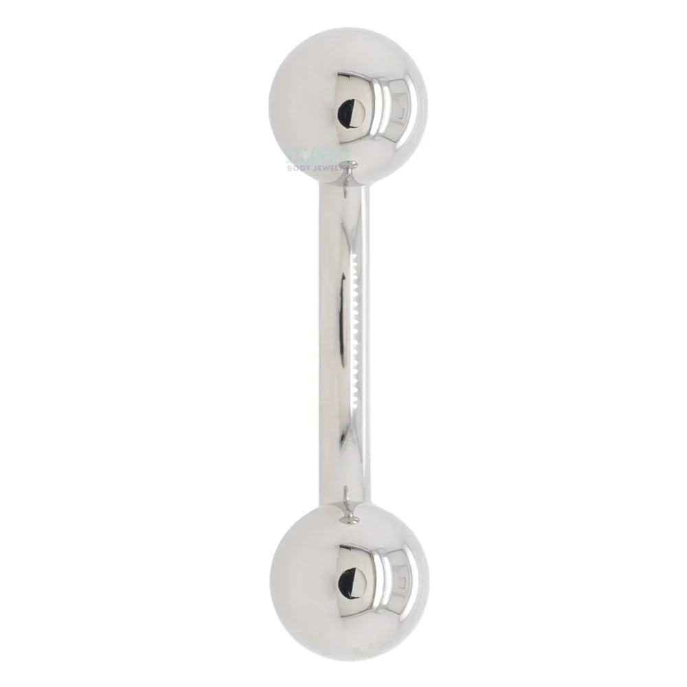 Stainless Steel Curved Barbell - 8 ga. - Image 3