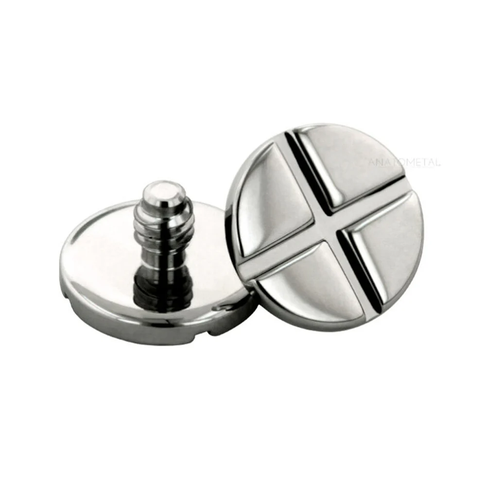 Stainless Steel Phillips Disk Threaded End