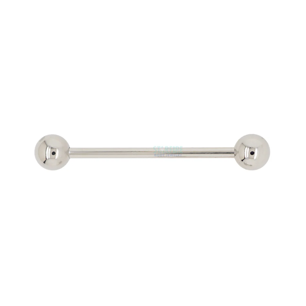 Titanium Straight Barbell - 8 ga. - Image 2