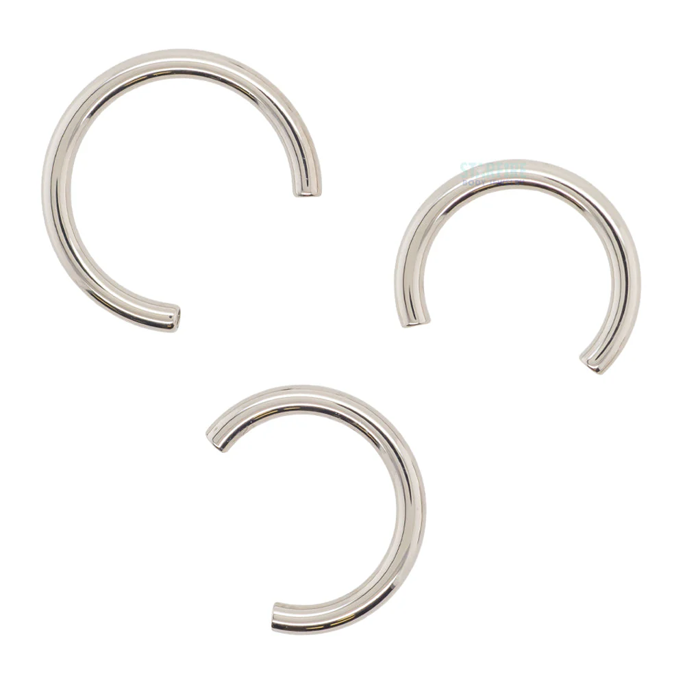 Titanium Threaded Circular Barbell Shaft