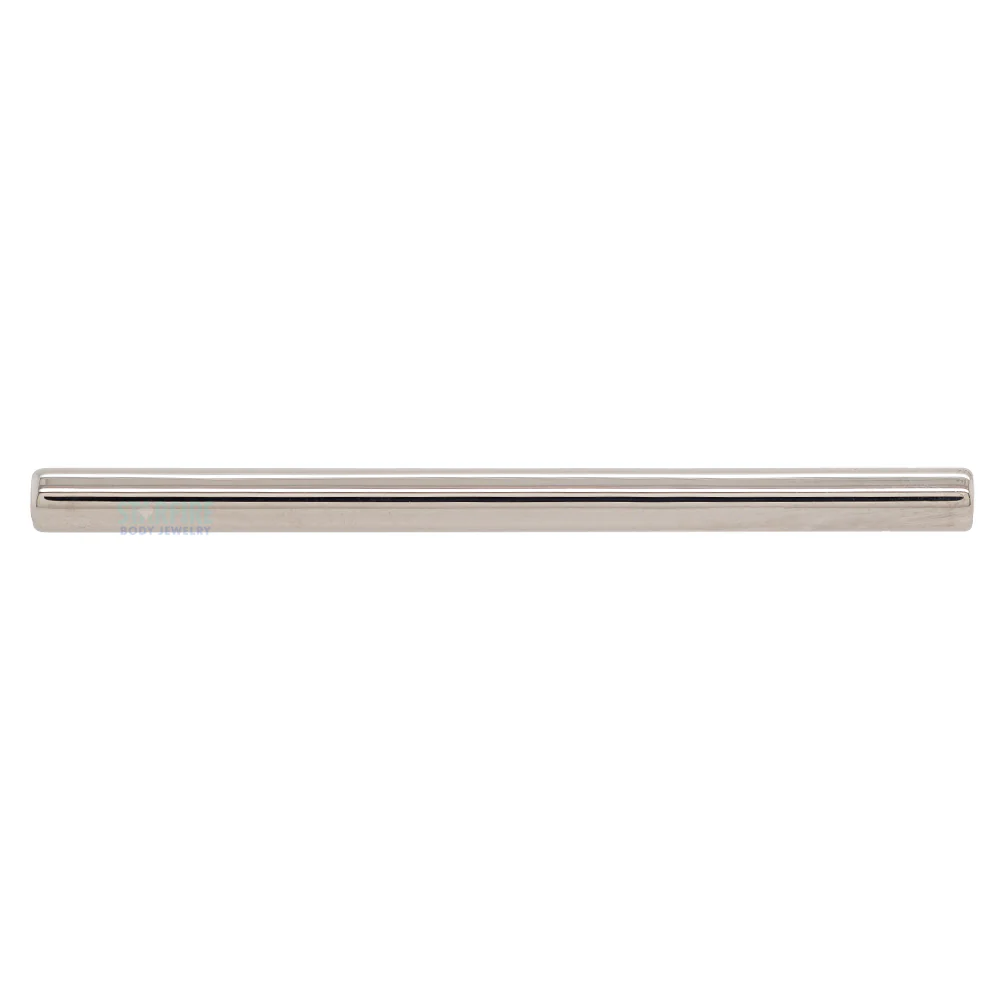 Titanium Threaded Straight Barbell Shaft - 2 ga. - Image 3