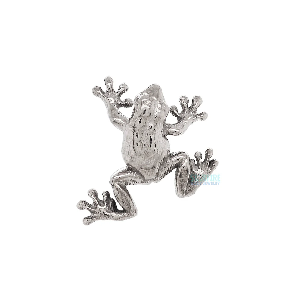Tree Frog Threaded End in Gold - Image 6
