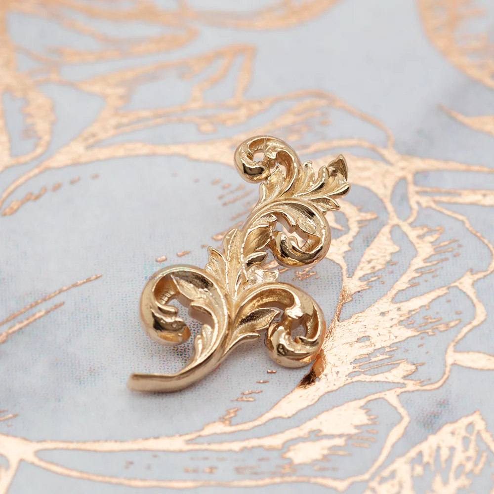 "Royal Curve" Threaded End in Gold - Image 2