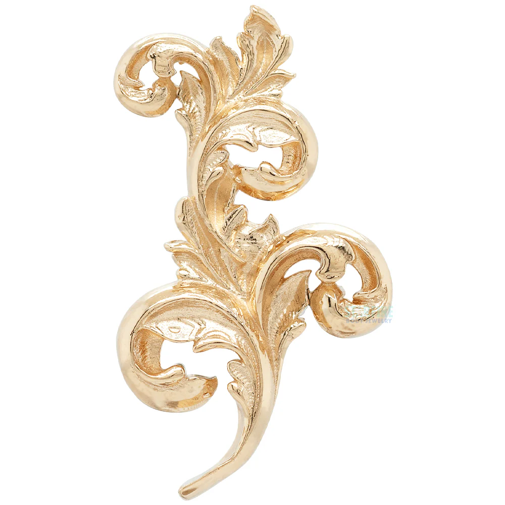 "Royal Curve" Threaded End in Gold - Image 3
