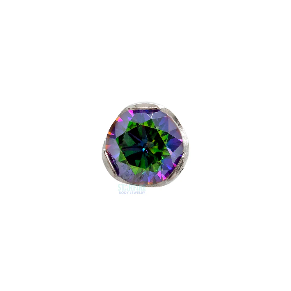 threadless: 3mm Prong-Set Gem End - Image 7