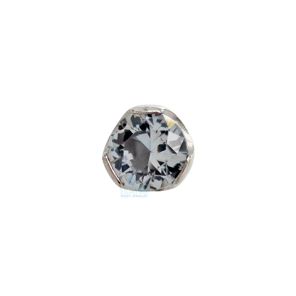 threadless: 3mm Prong-Set Gem End - Image 8