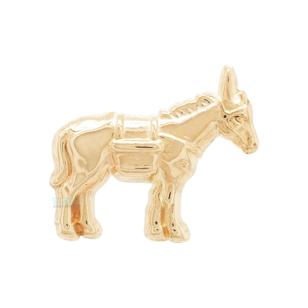 Donkey Threaded End in Gold - Image 2
