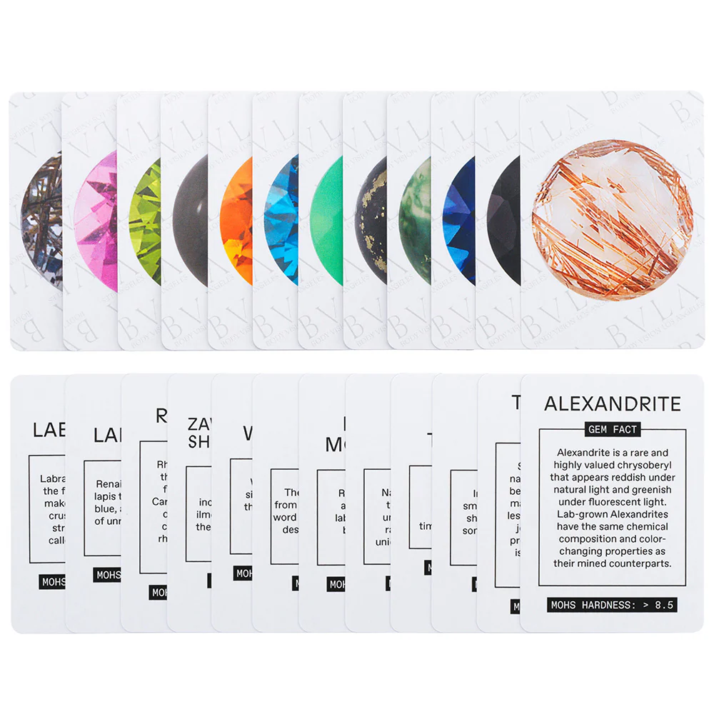 Body Vision - BVLA Gem Flash Cards - Image 2