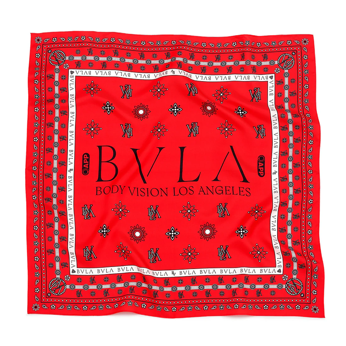 Body Vision - BVLA Red Silk Scarf