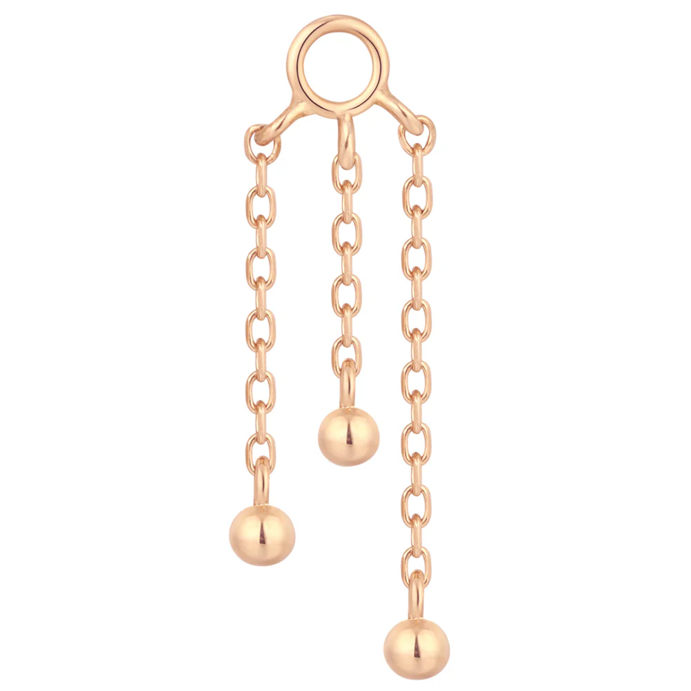 "Dancing Queen" Chain Charm in Gold - Image 4