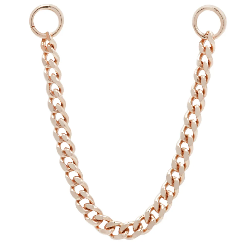 Faceted Chain Attachment in Gold - Image 4