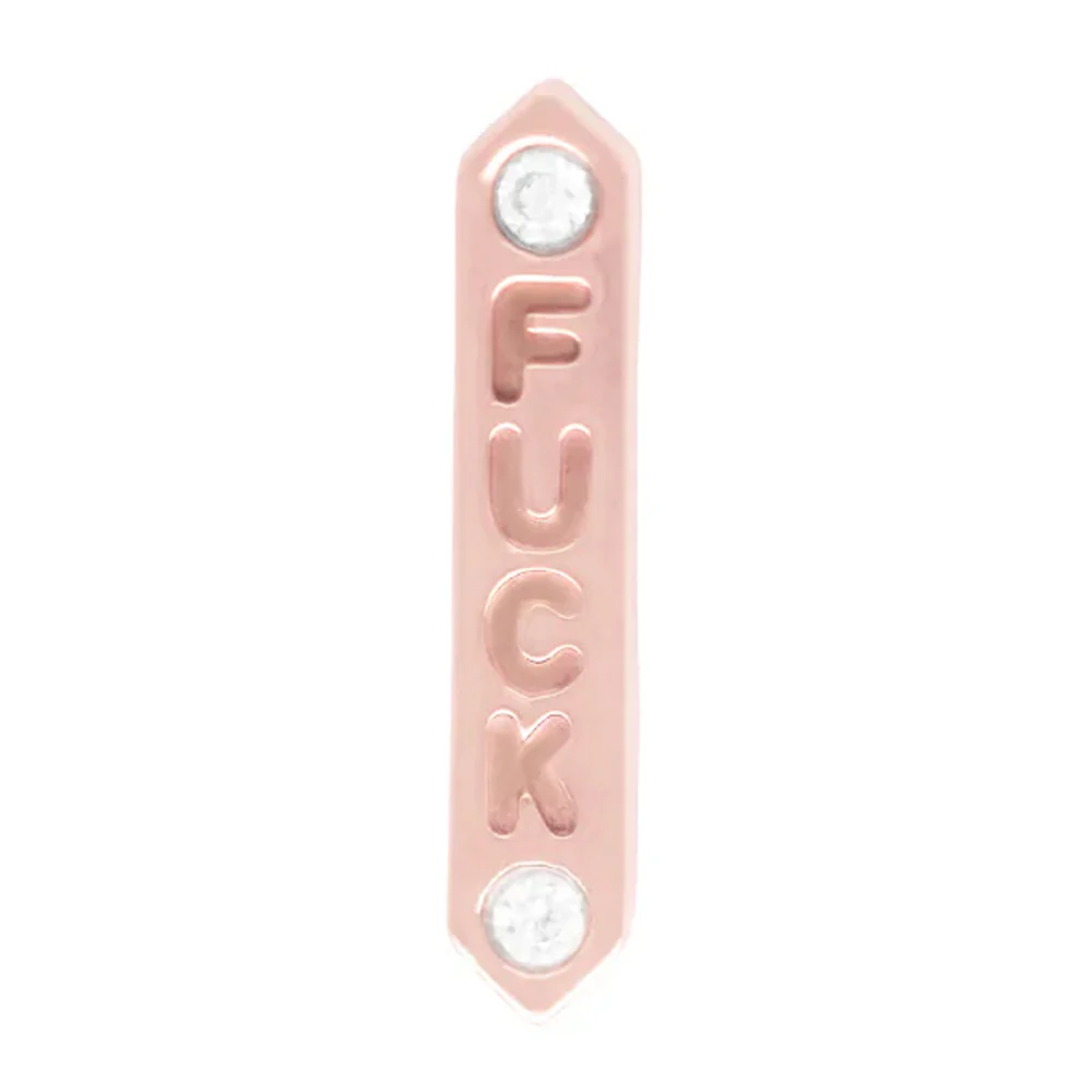 threadless: "Fuck" End in Gold with Diamonds - Image 5