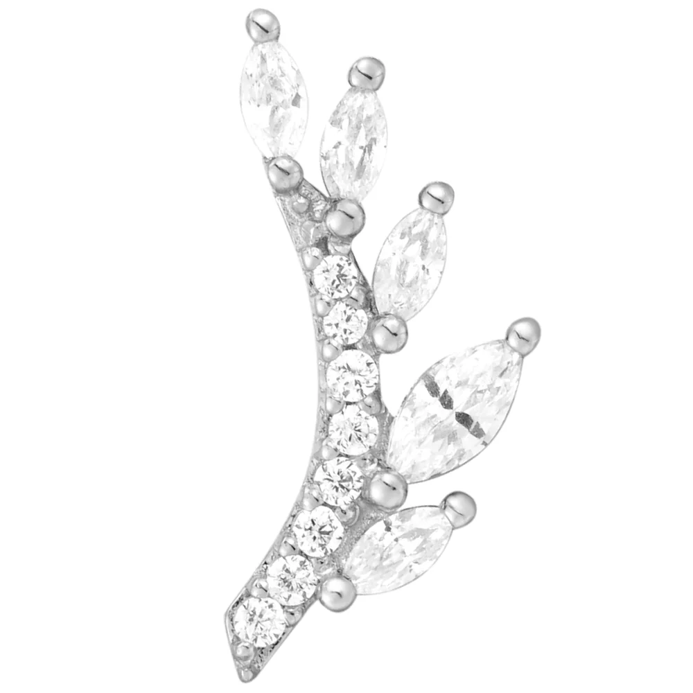 threadless: "Jardin" End in Gold with CZ's - Image 2