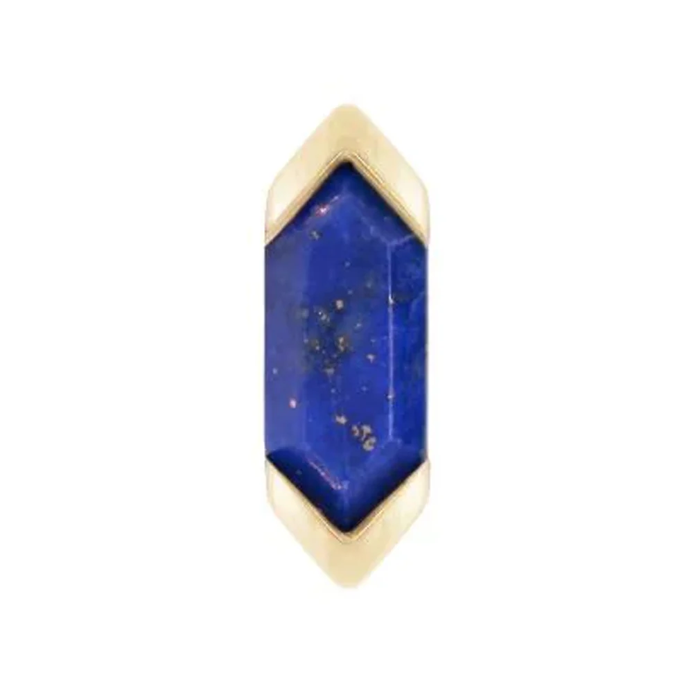 threadless: "Mystic" End in Gold with Lapis - Image 3