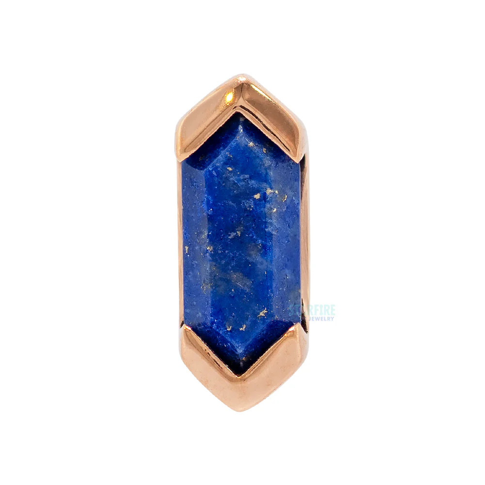 threadless: "Mystic" End in Gold with Lapis - Image 5