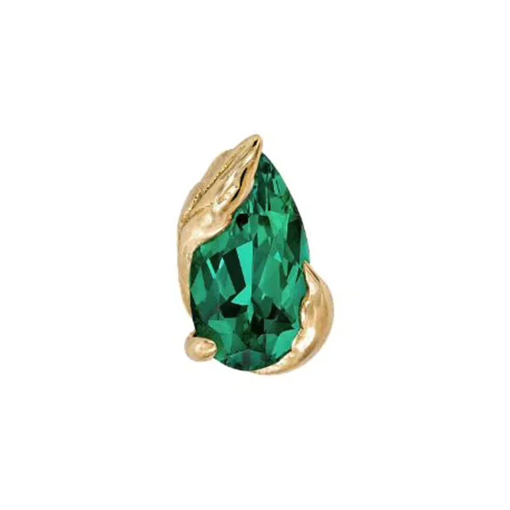 threadless: "Occasion" End in Gold with Emerald - Image 2