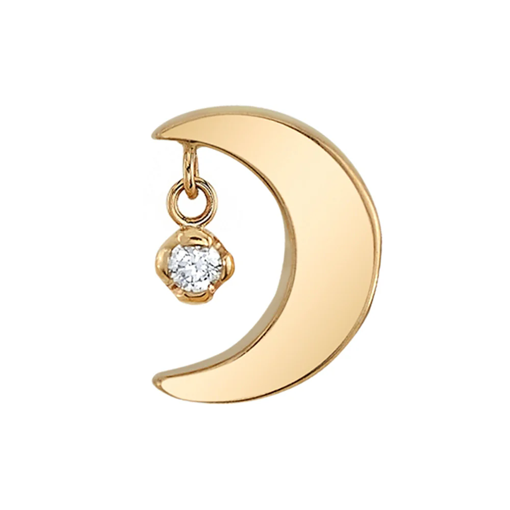 "Arcane" Threaded End in Gold with Diamond - Image 2