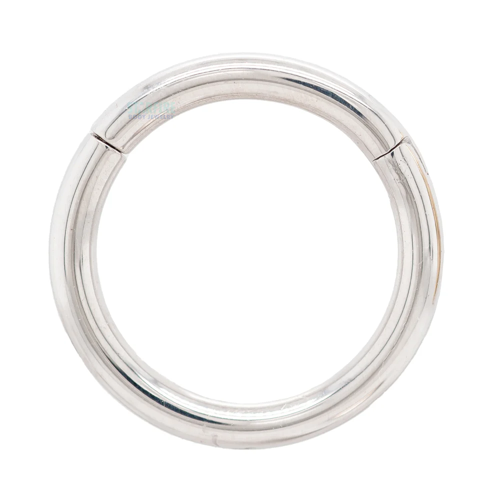 Basic (Snap) Hinge Ring in Gold & Platinum - Image 7