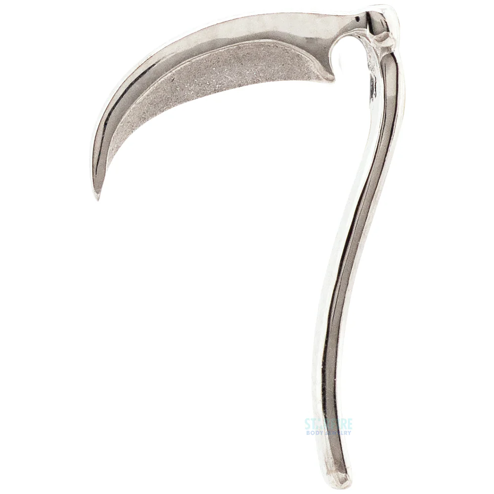 Scythe Threaded End in Gold & Platinum