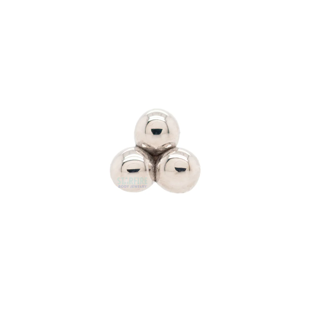 threadless: Tri Bead Cluster Pin in Gold - Image 4