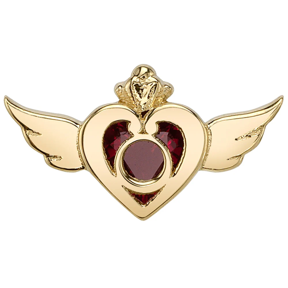 "Crisis Moon" Threaded End in Gold with Chatham Ruby - Image 2