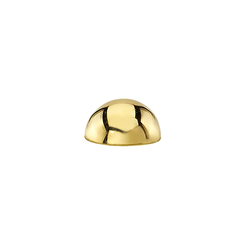 Dome Threaded End in Gold - Image 2