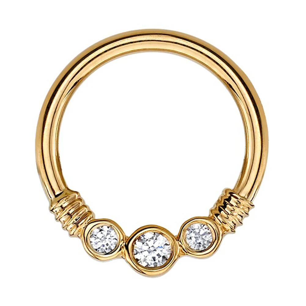 "Faraway" Seam Ring in Gold with DIAMONDS - Image 2