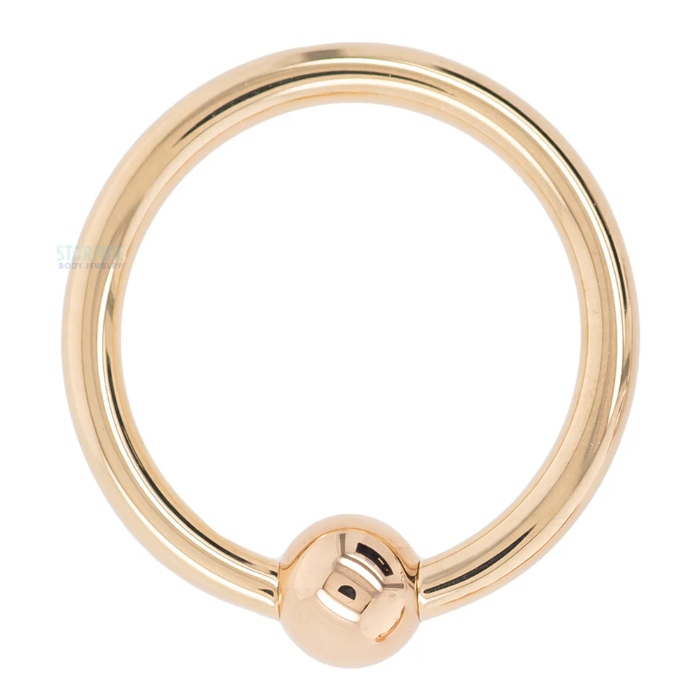 Gold Captive Bead Ring (CBR) - Image 2