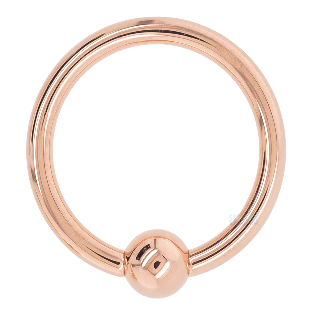 Gold Captive Bead Ring (CBR) - Image 4