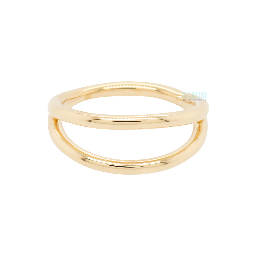 Illusion Seam Ring in Gold - Image 3