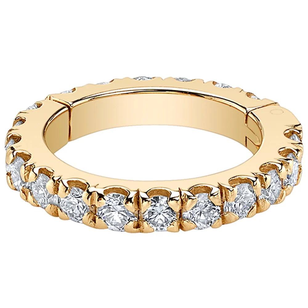 "Infinity Telesto" Hinge Ring in Gold & Platinum with DIAMONDS - Image 2