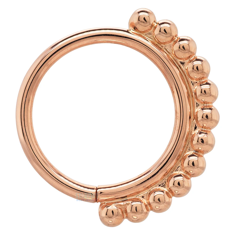 "Latchmi" Seam Ring in Gold - Image 4