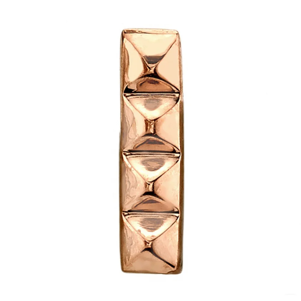 Pyramid Strip Threaded End in Gold & Platinum - Image 3